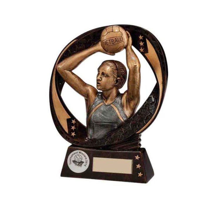 TYPHOON NETBALL AWARD -  17CM